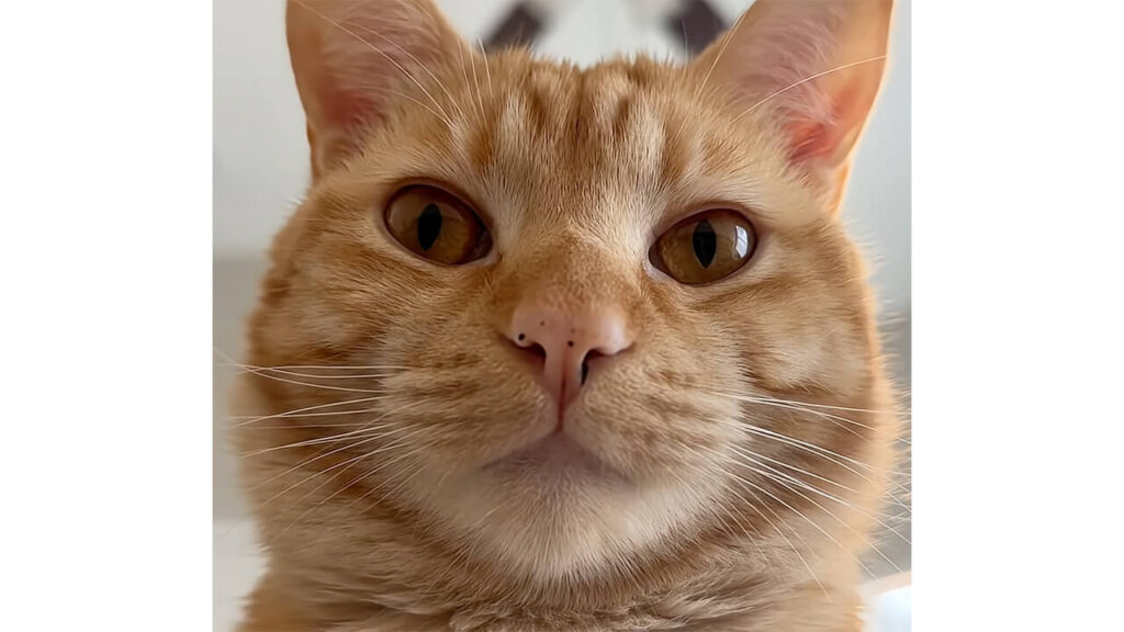朝4時、目を開けたら猫さんが真上に… 無言の圧とシュールな会話がじわじわくる